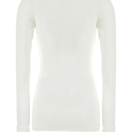 Darkpark White Polyester Long Sleeve T-Shirt