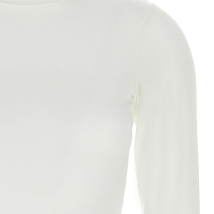Darkpark White Polyester Long Sleeve T-Shirt