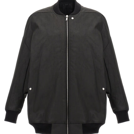 Rick Owens Black Cotton Bomber