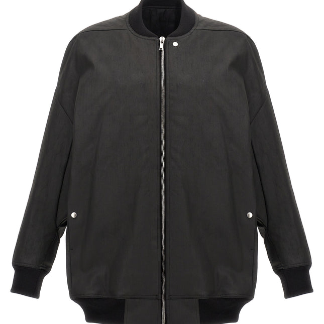 Rick Owens Black Cotton Bomber