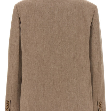 The Andamane Beige Viscose Blazer