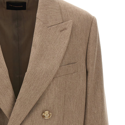 The Andamane Beige Viscose Blazer