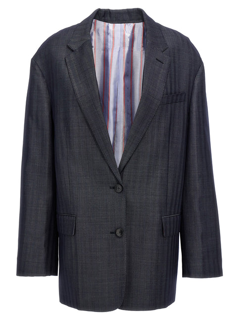 Etro Blue Wool Blazer