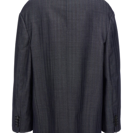 Etro Blue Wool Blazer