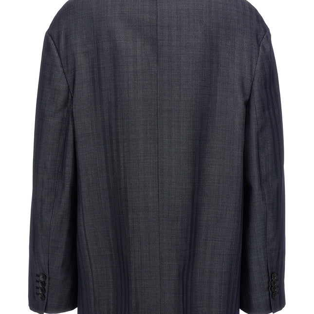 Etro Blue Wool Blazer