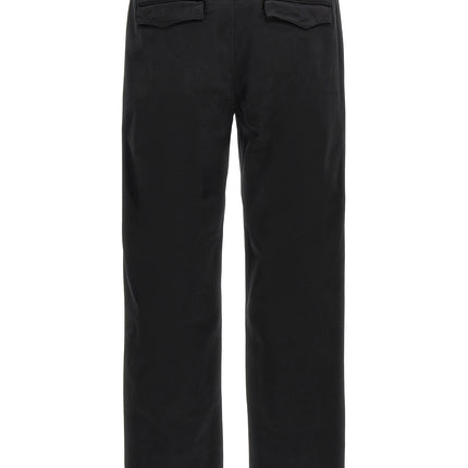 Department 5 Black Cotton Casual Pants