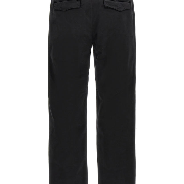 Department 5 Black Cotton Casual Pants