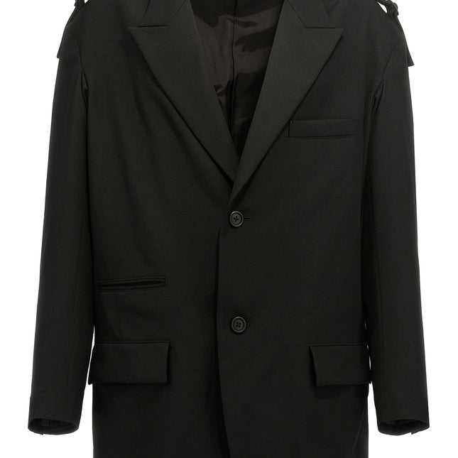 Yohji Yamamoto Black Wool Blazer