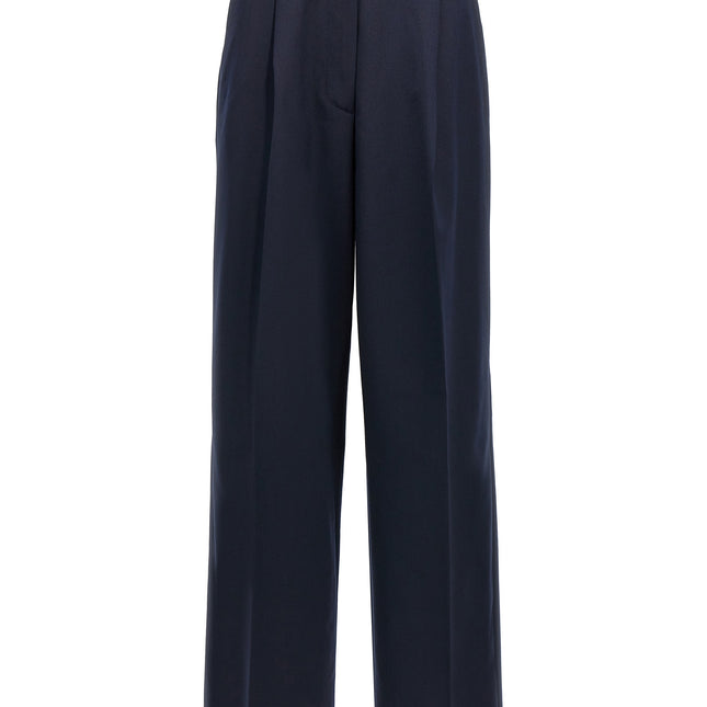 THELATEST Blue Polyester Casual Pants