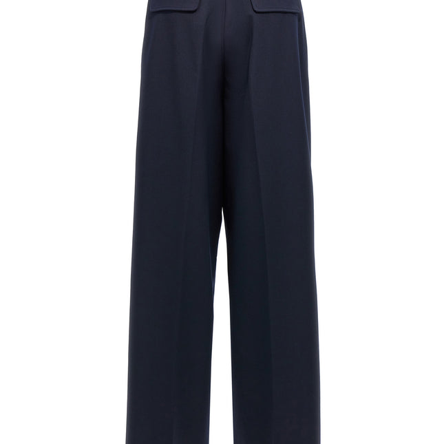 THELATEST Blue Polyester Casual Pants