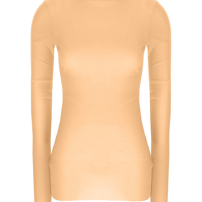 Jil Sander Multicolor Silk Turtleneck