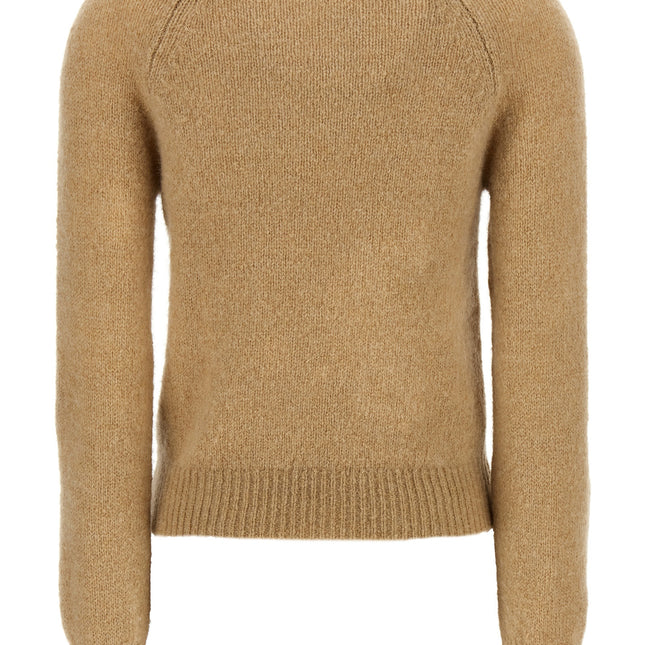 Dries Van Noten Beige Wool Cardigan