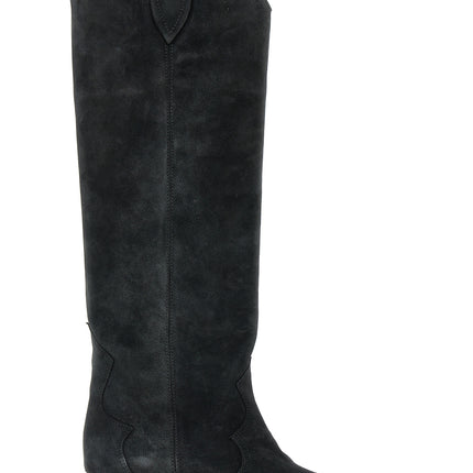 Isabel Marant Black Calfskin Chelsea Boots