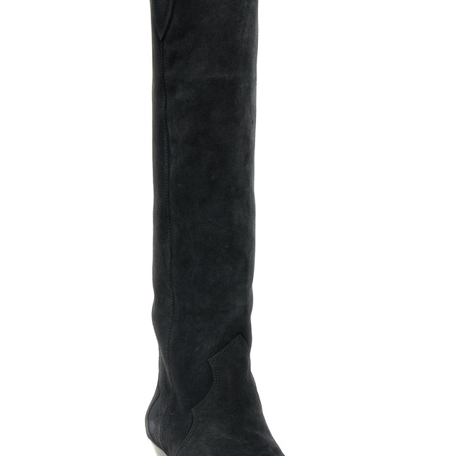 Isabel Marant Black Calfskin Chelsea Boots