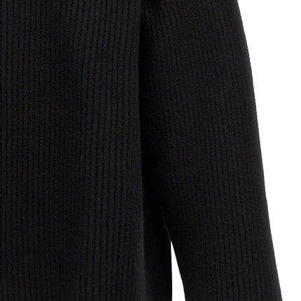 Jil Sander Black Wool Cardigan