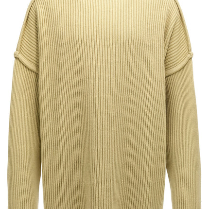 Jil Sander Bicolor Wool Cardigan