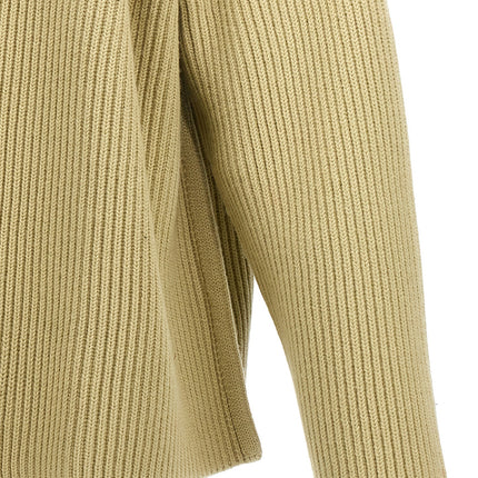 Jil Sander Bicolor Wool Cardigan