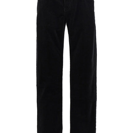 Saint Laurent Black Cotton Casual Pants