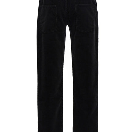 Saint Laurent Black Cotton Casual Pants