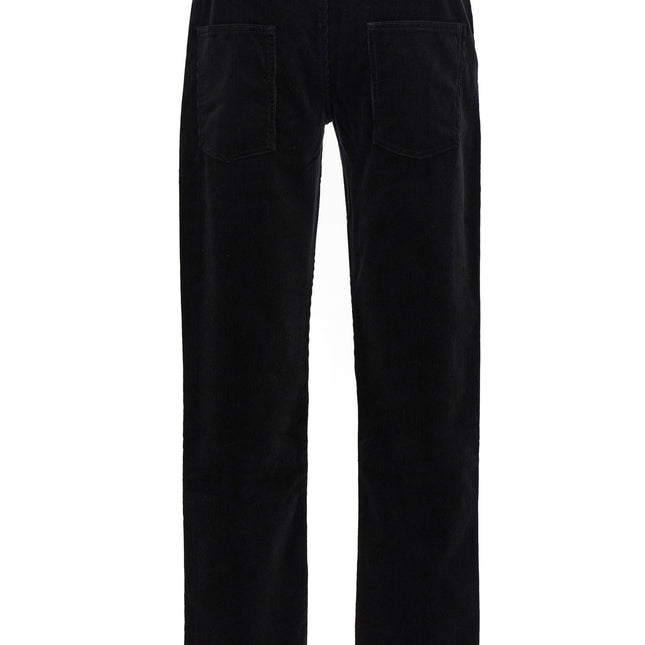 Saint Laurent Black Cotton Casual Pants