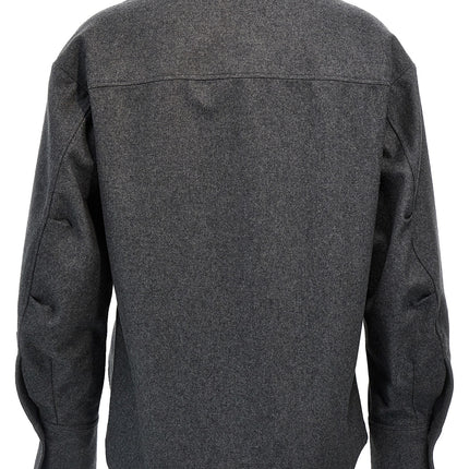 The Attico Gray Wool Blouse