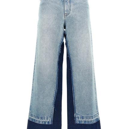 MM6 Maison Margiela Blue Cotton Flared Jeans