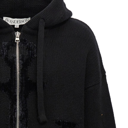 J.W.Anderson Black Wool Sweatshirt