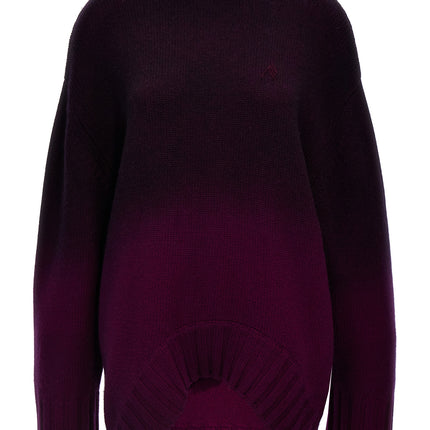 The Attico Purple Wool Short Dress