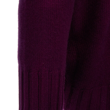 The Attico Purple Wool Short Dress