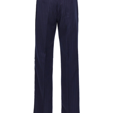 Givenchy Blue Wool Dress Pants