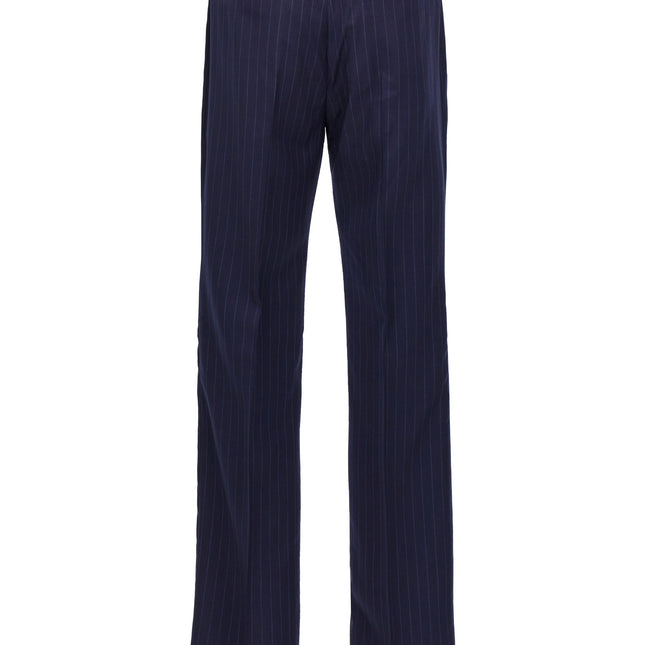 Givenchy Blue Wool Dress Pants