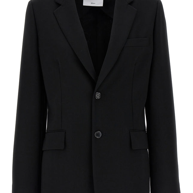 Moschino Black Polyester Blazer