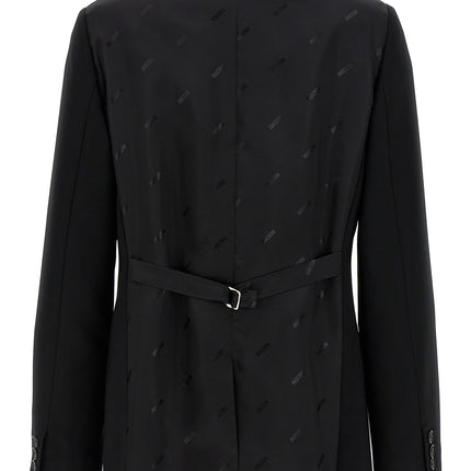 Moschino Black Polyester Blazer