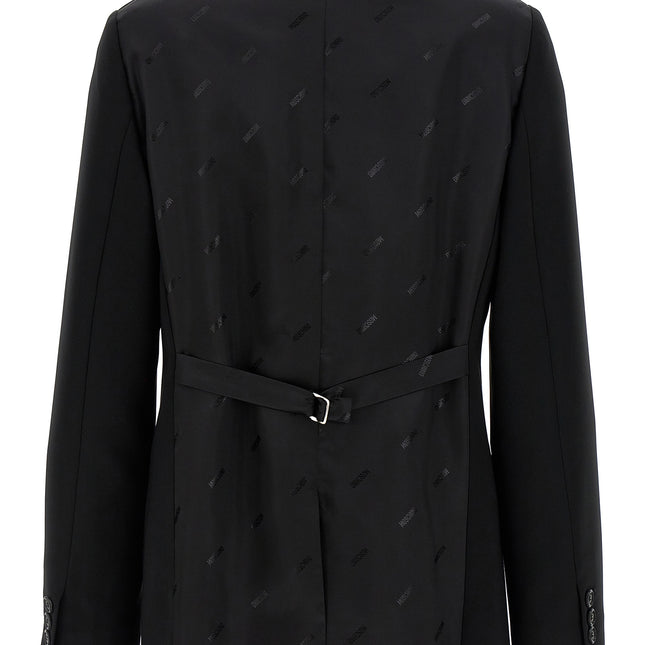 Moschino Black Polyester Blazer