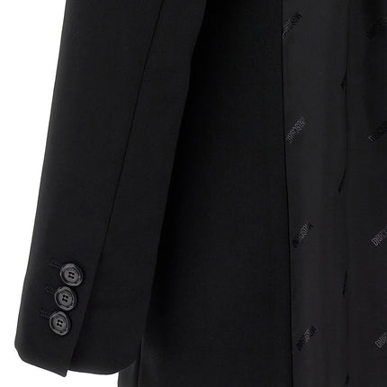 Moschino Black Polyester Blazer