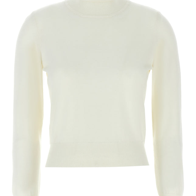 ANTONINO VALENTI White Merino Wool Cardigan