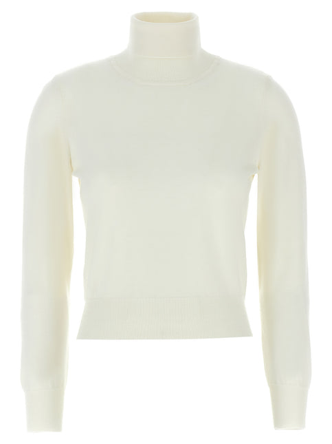 ANTONINO VALENTI White Merino Wool Cardigan