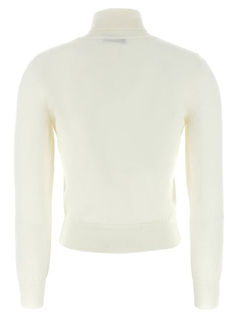 ANTONINO VALENTI White Merino Wool Cardigan