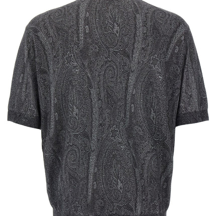 Etro Multicolor Silk Polo Shirt