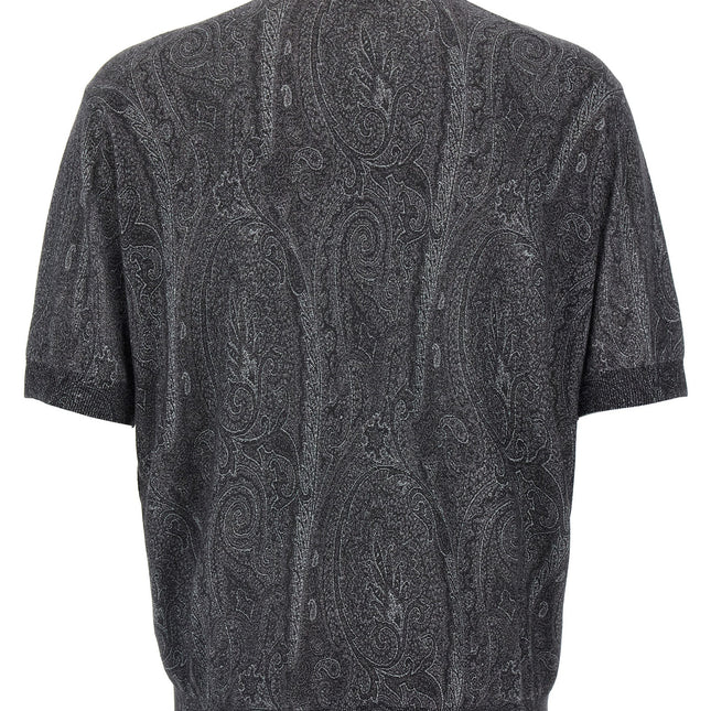 Etro Multicolor Silk Polo Shirt