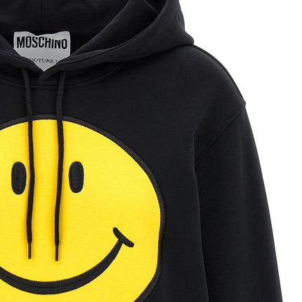 Moschino Black Cotton Hoodie