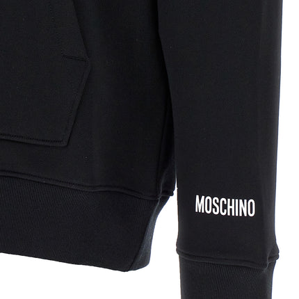 Moschino Black Cotton Hoodie