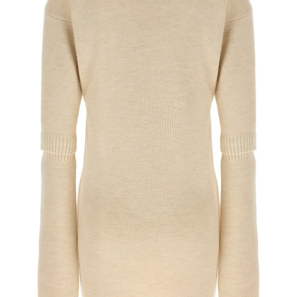 Lemaire White Acetate Short Dress
