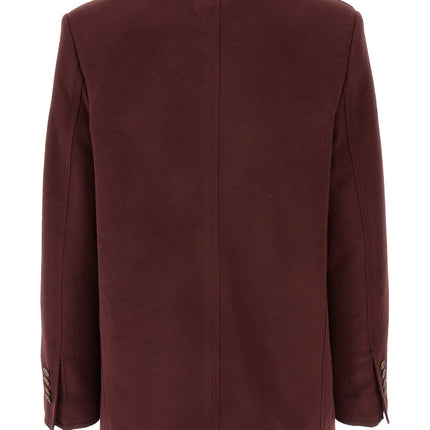 Etro Bordeaux Wool Blazer