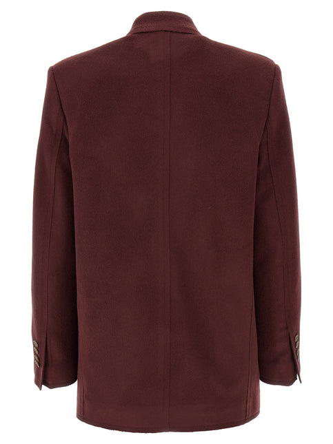 Etro Bordeaux Wool Blazer
