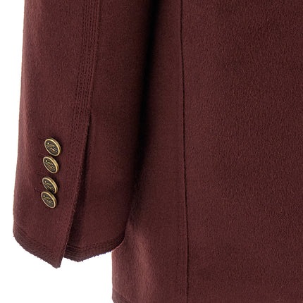 Etro Bordeaux Wool Blazer