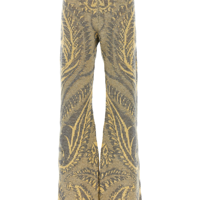 Etro Multicolor Wool Flared Pants