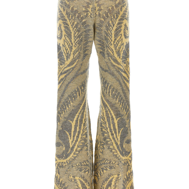 Etro Multicolor Wool Flared Pants