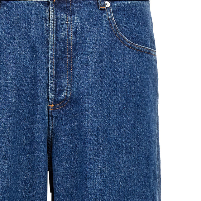 A.P.C. Blue Cotton Straight-Leg Jeans