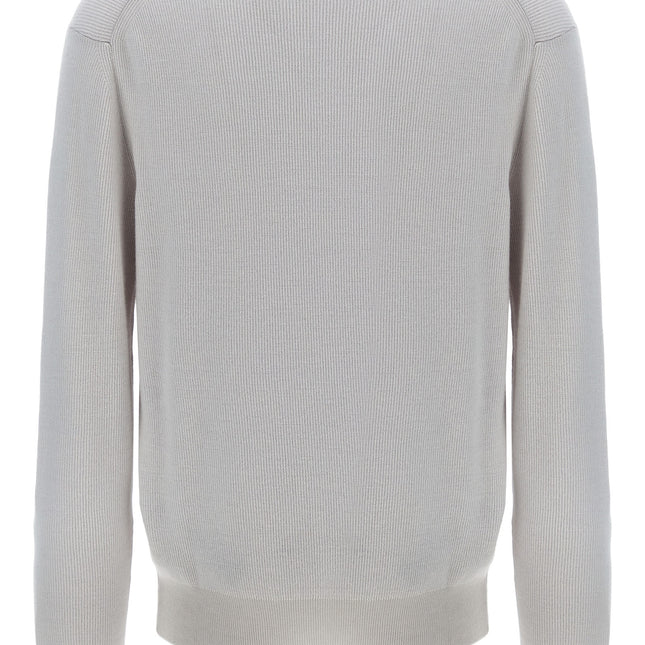 Brioni White Cashmere Cardigan